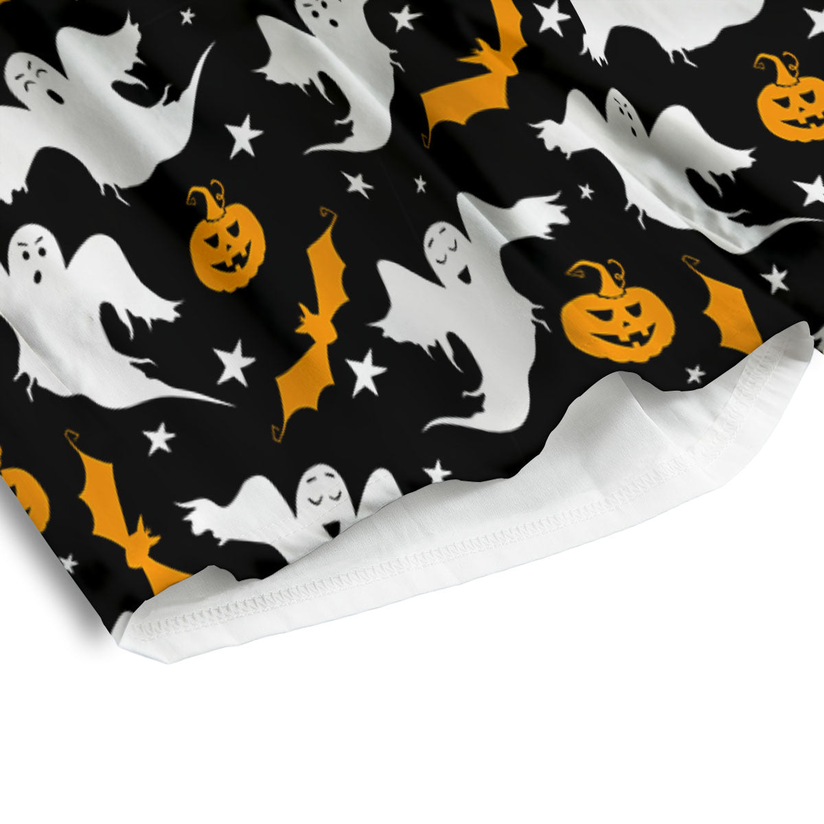 Ghost Halloween Print Pattern Men's Athletic Shorts