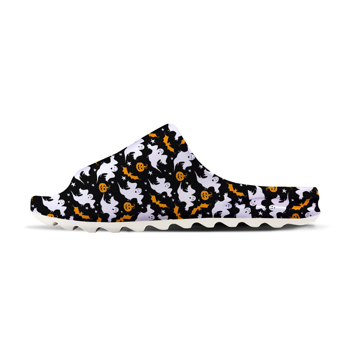 Ghost Halloween Print Pattern Sandals-grizzshop