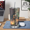 Ghost Skeleton Print Tumbler-grizzshop