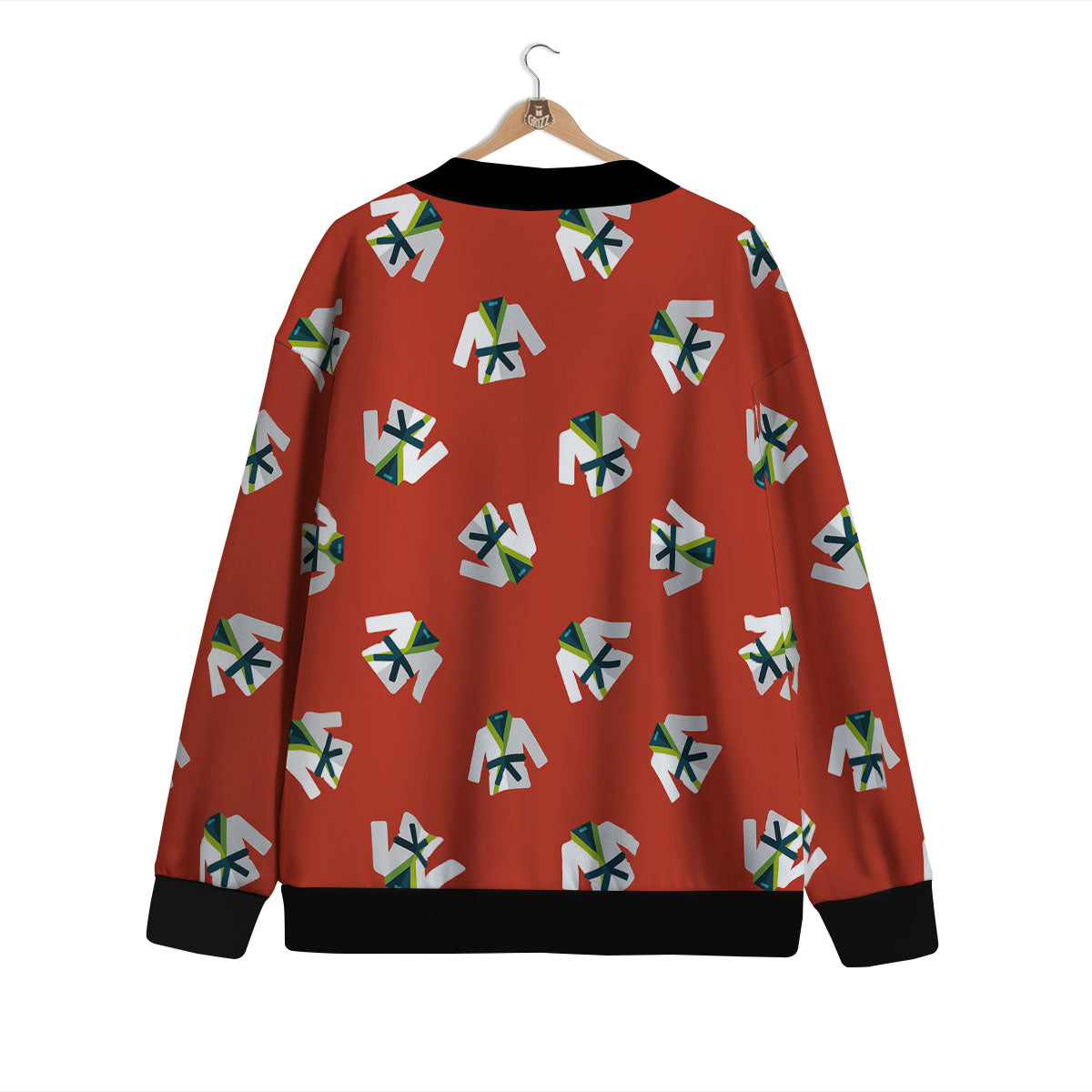 Gi Karate Print Pattern Cardigan-grizzshop