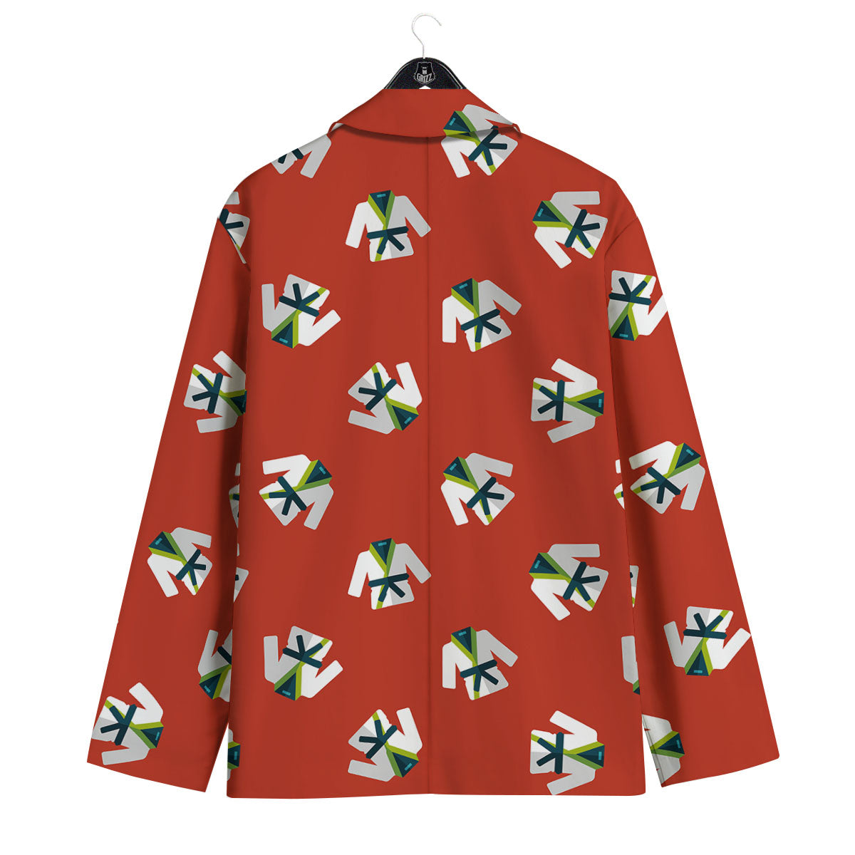 Gi Karate Print Pattern Men's Sport Coat-grizzshop