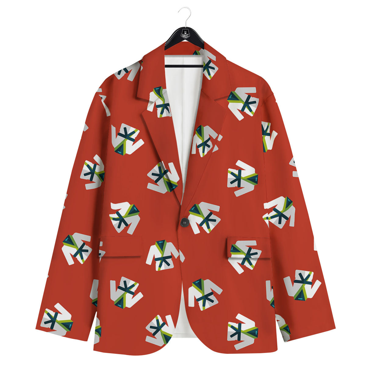 Gi Karate Print Pattern Men's Sport Coat-grizzshop