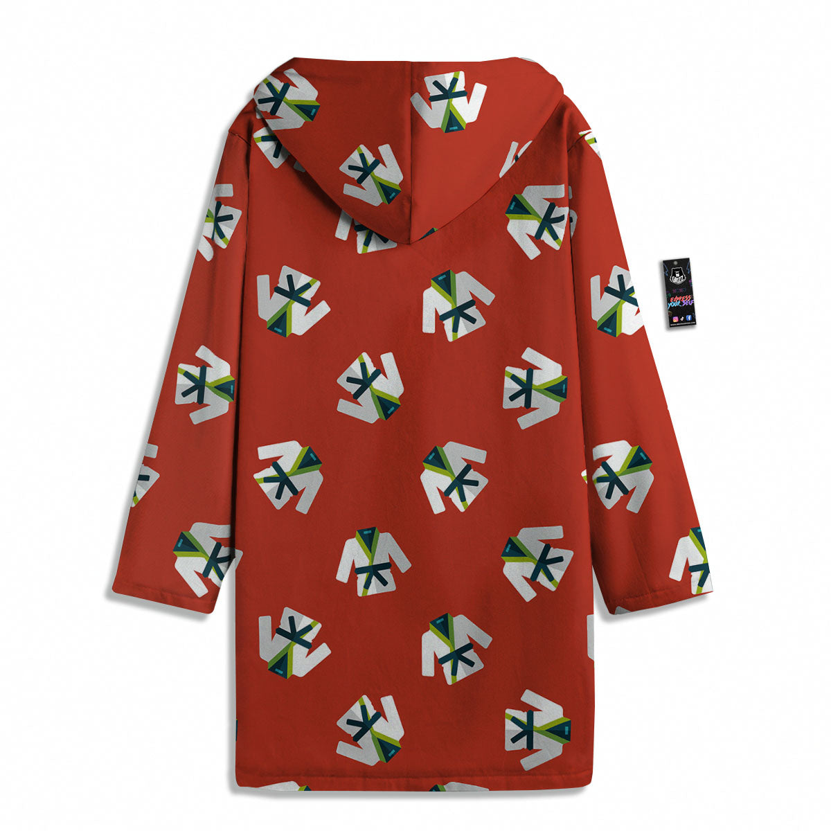 Gi Karate Print Pattern Men's Windbreaker Jacket-grizzshop