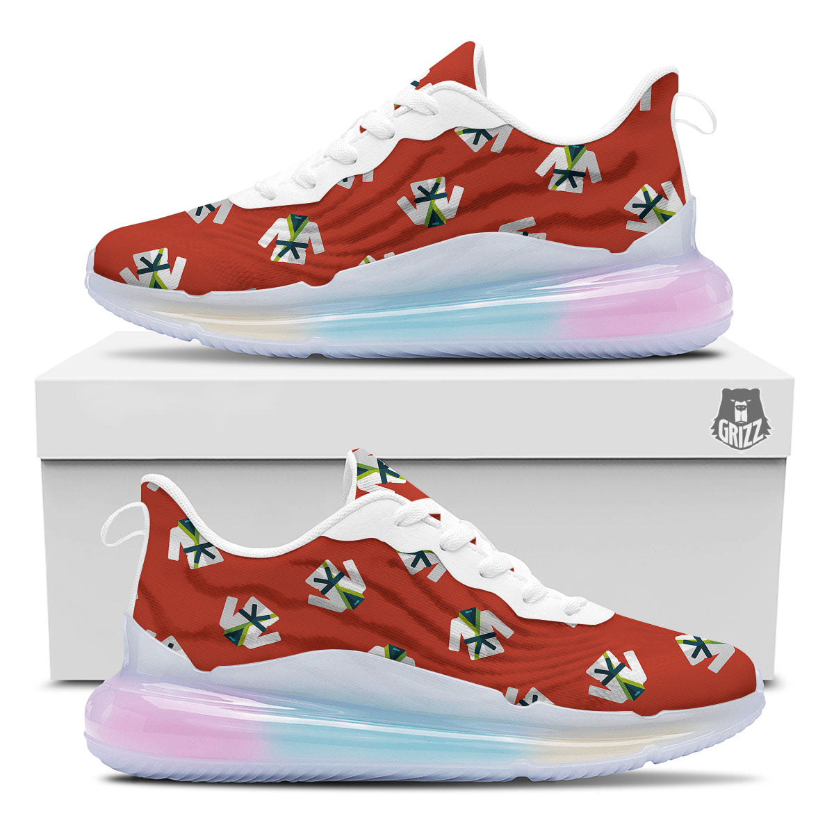 Gi Karate Print Pattern Running Sneakers-grizzshop