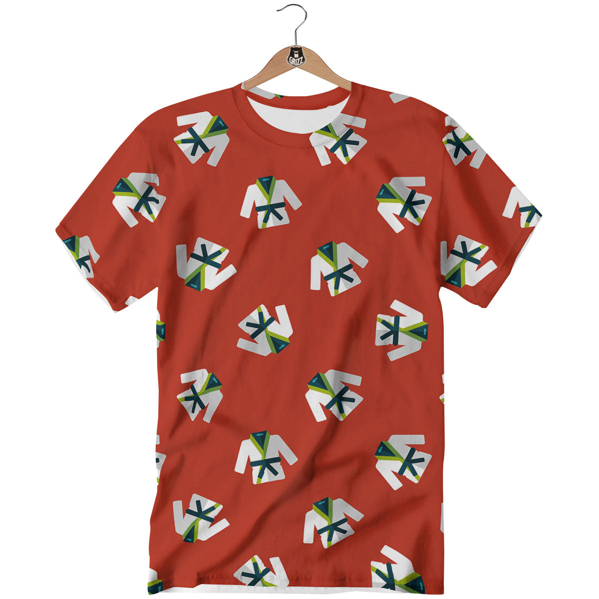 Gi Karate Print Pattern T-Shirt-grizzshop