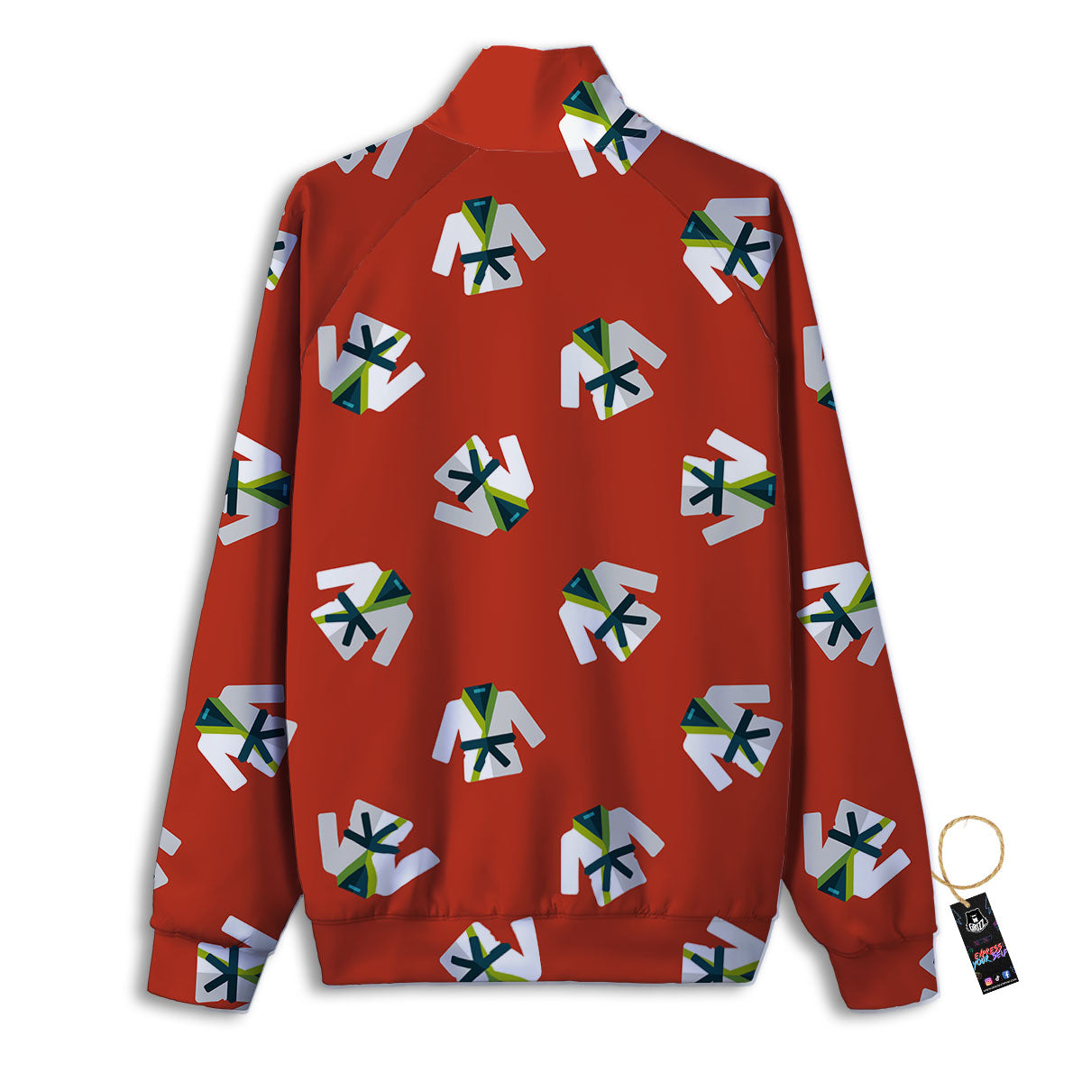 Gi Karate Print Pattern Track Jacket-grizzshop