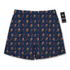 Gingerbread Christmas Print Pattern Men's Running Shorts-grizzshop