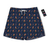 Gingerbread Christmas Print Pattern Men's Running Shorts-grizzshop