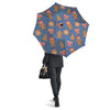 Gingerbread Man Xmas Print Pattern Umbrella-grizzshop