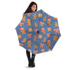 Gingerbread Man Xmas Print Pattern Umbrella-grizzshop