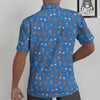 Gingerbread Man Christmas Print Pattern Untucked Shirts-grizzshop