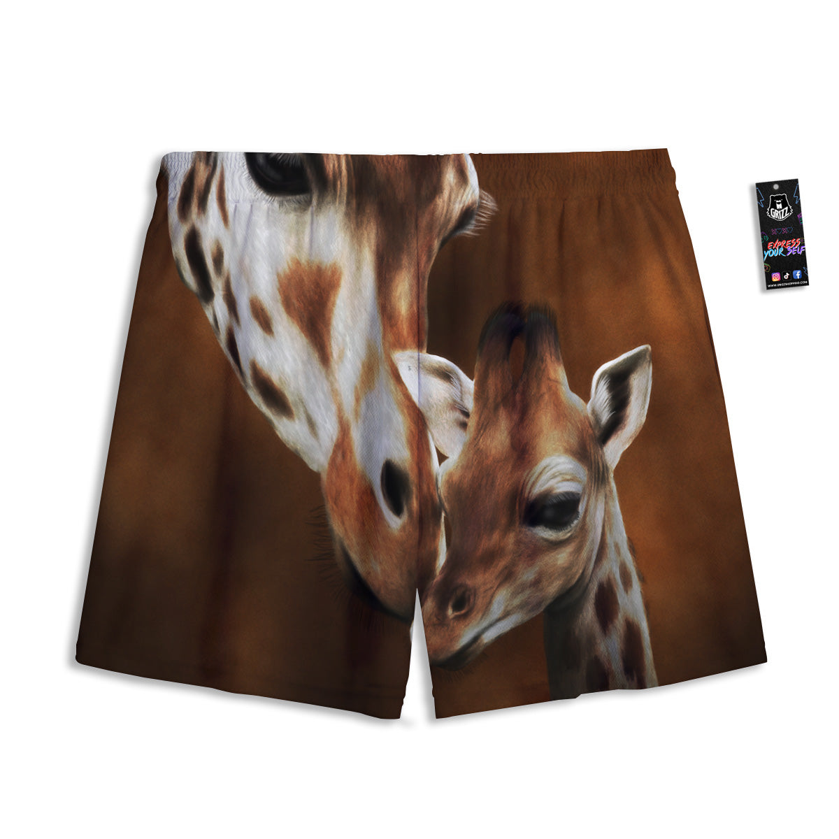 Galaxy Outer Space Dark Universe Print Mesh Shorts