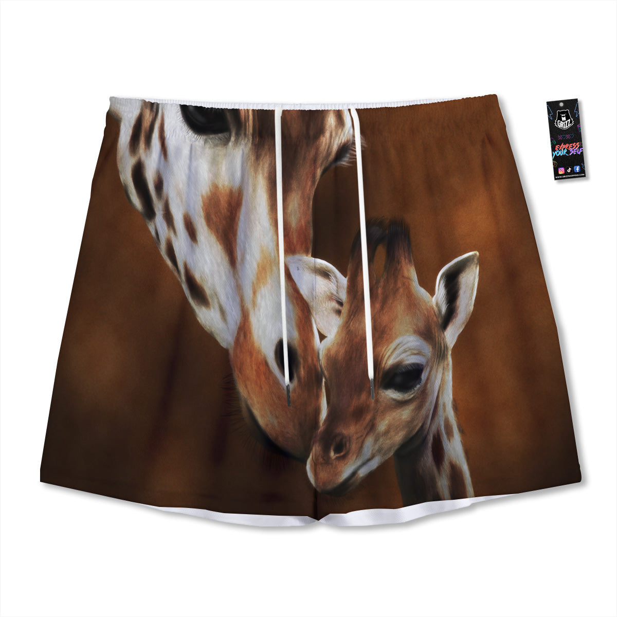 Galaxy Outer Space Dark Universe Print Mesh Shorts