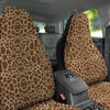 Giraffe Brown Print Pattern Car Seat Covers-grizzshop