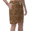 Giraffe Brown Print Pattern Men's Shorts-grizzshop