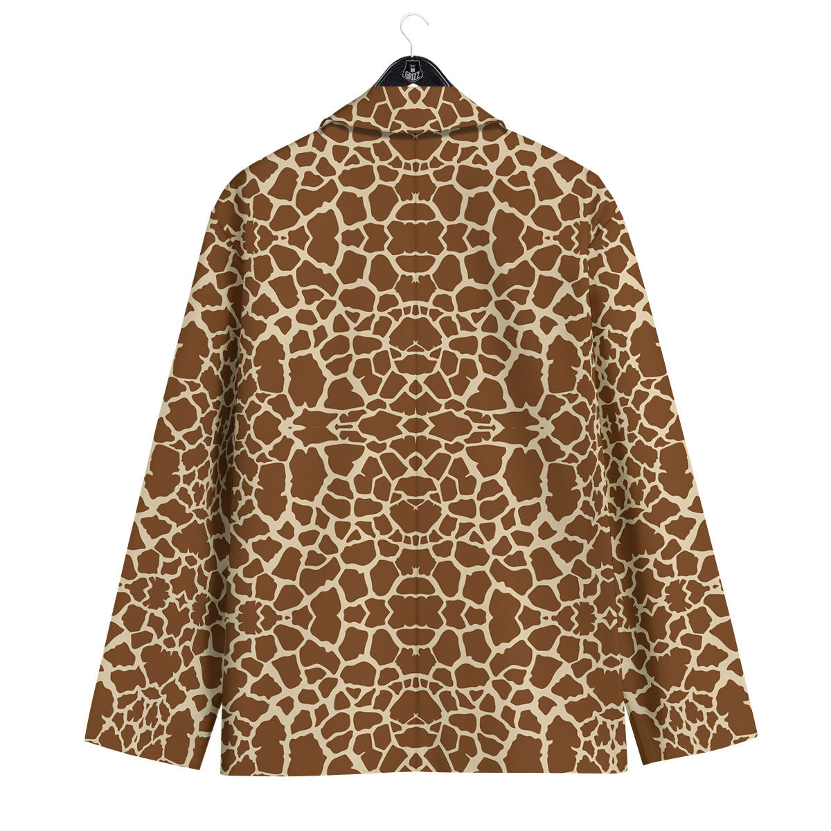 Giraffe Brown Print Pattern Men's Sport Coat-grizzshop