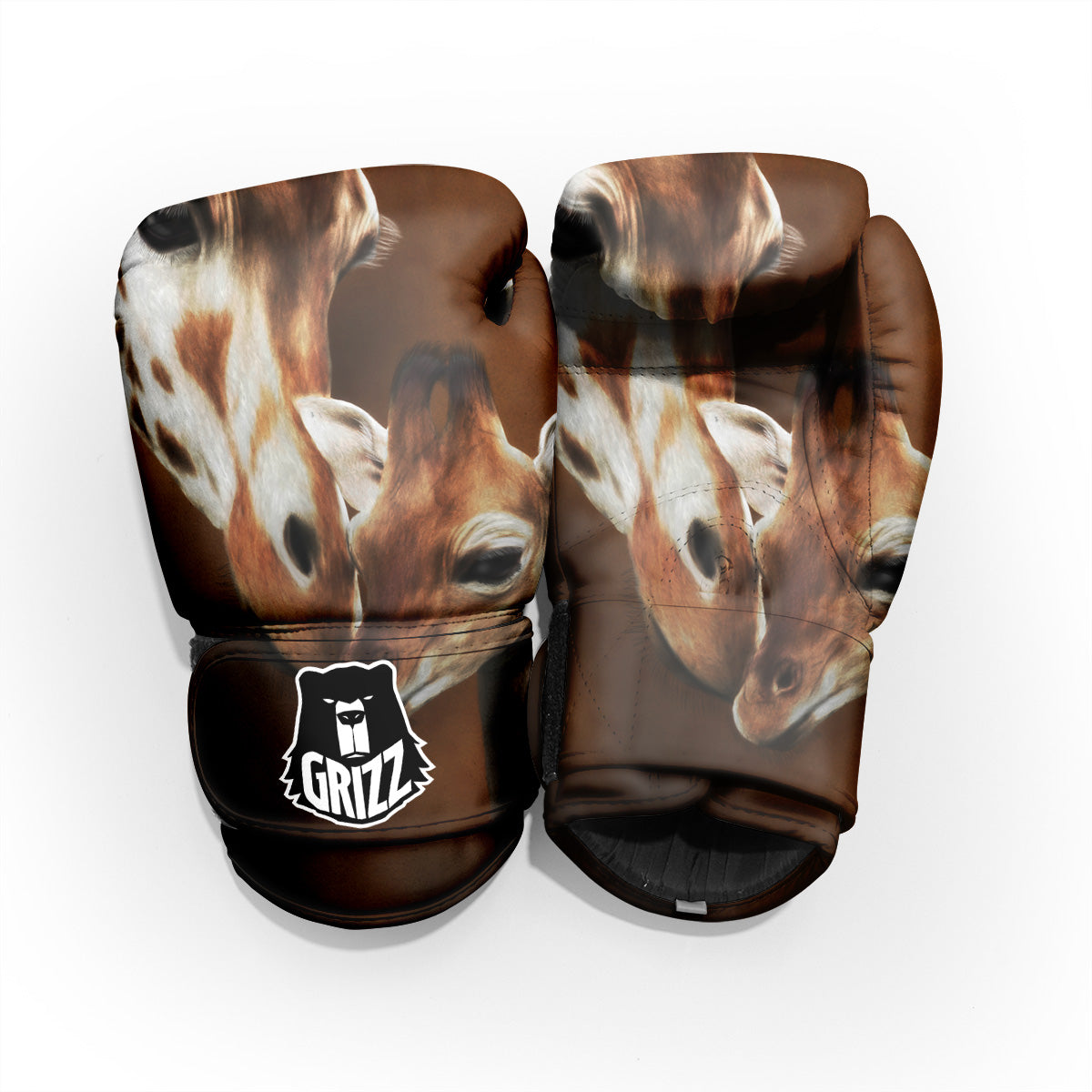 Giraffe Brown Print Pro Boxing Glove