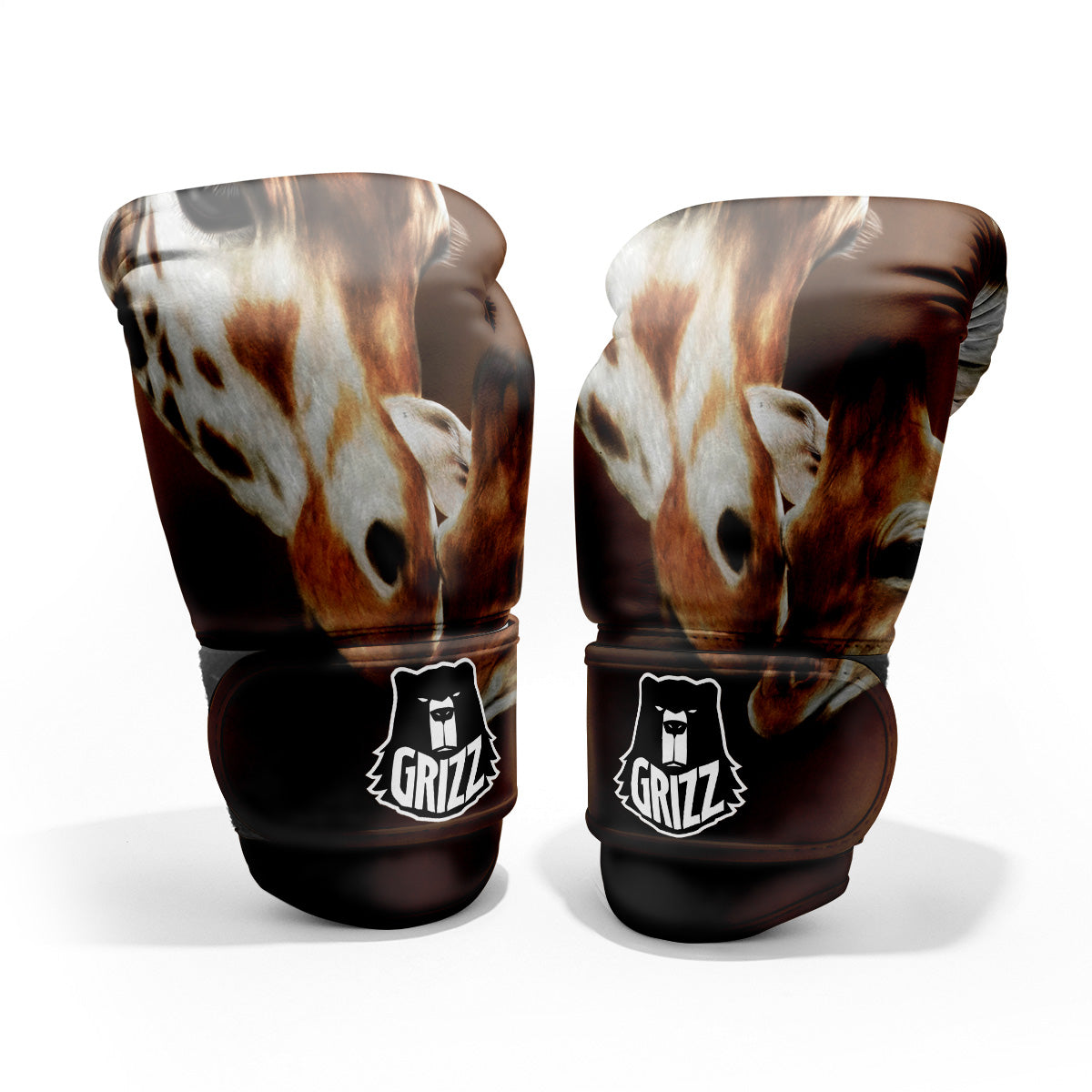 Giraffe Brown Print Pro Boxing Glove
