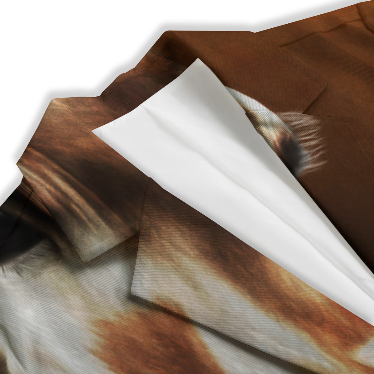 Giraffe Brown Print Women's Blazer-grizzshop