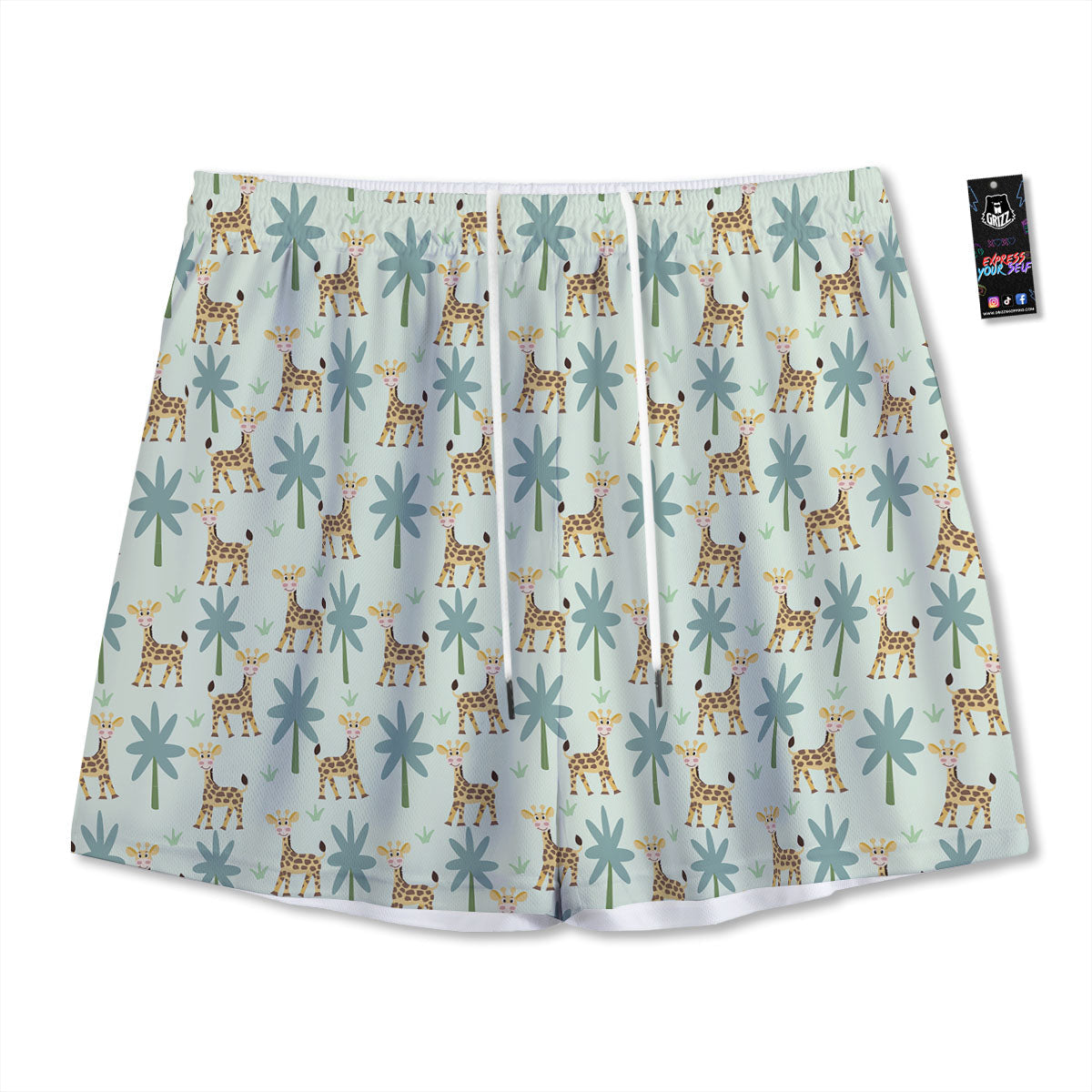 Galaxy Space Dark Milky Way Print Mesh Shorts