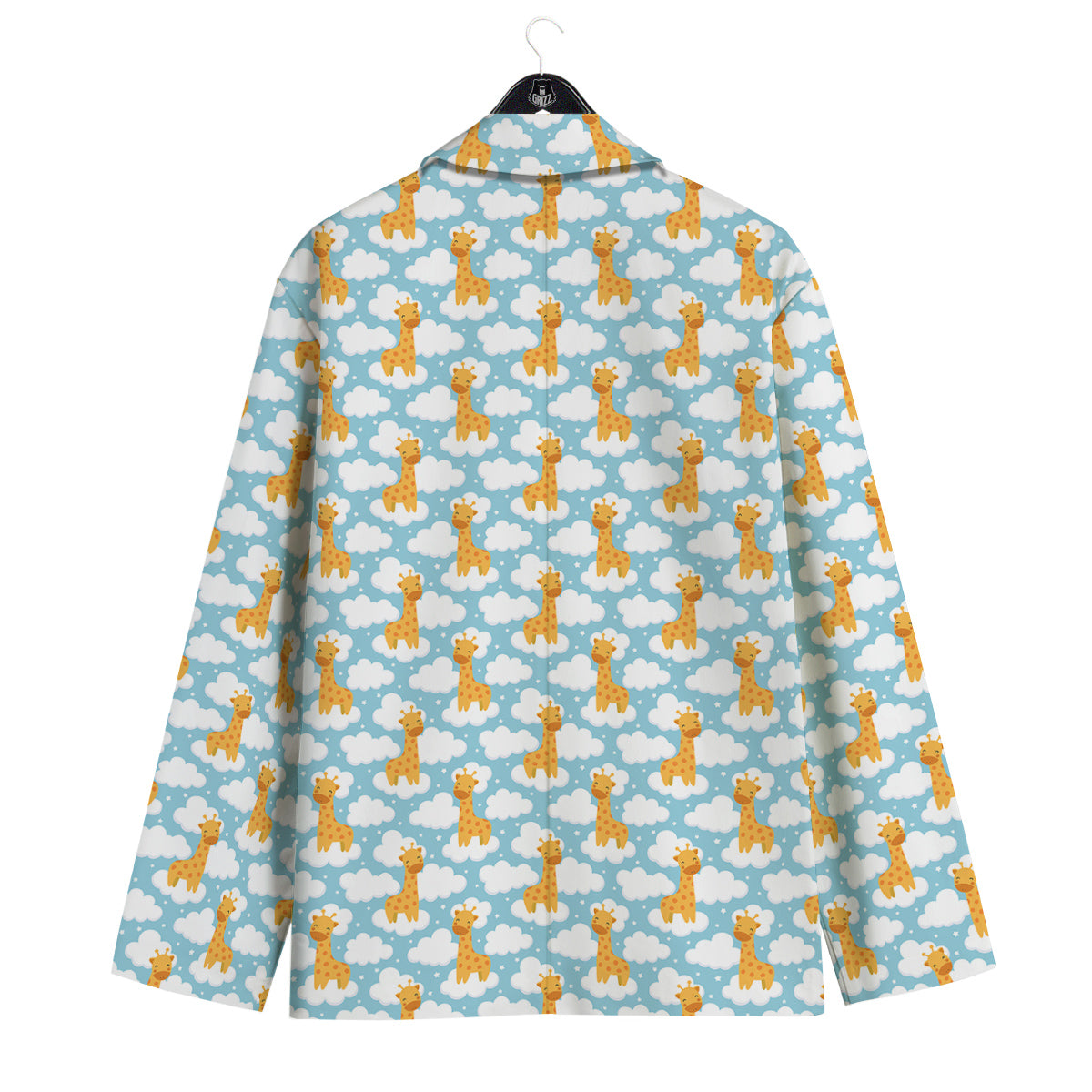 Giraffe Cute Cartoon Print Pattern Men's Sport Coat-grizzshop