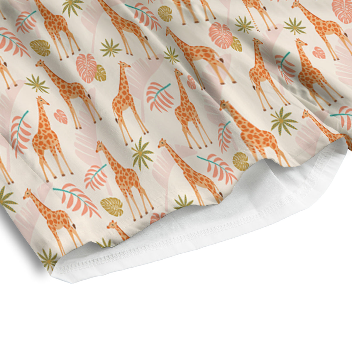 Hawaii Leaves Pineapple Print Pattern Men's Athletic Shorts