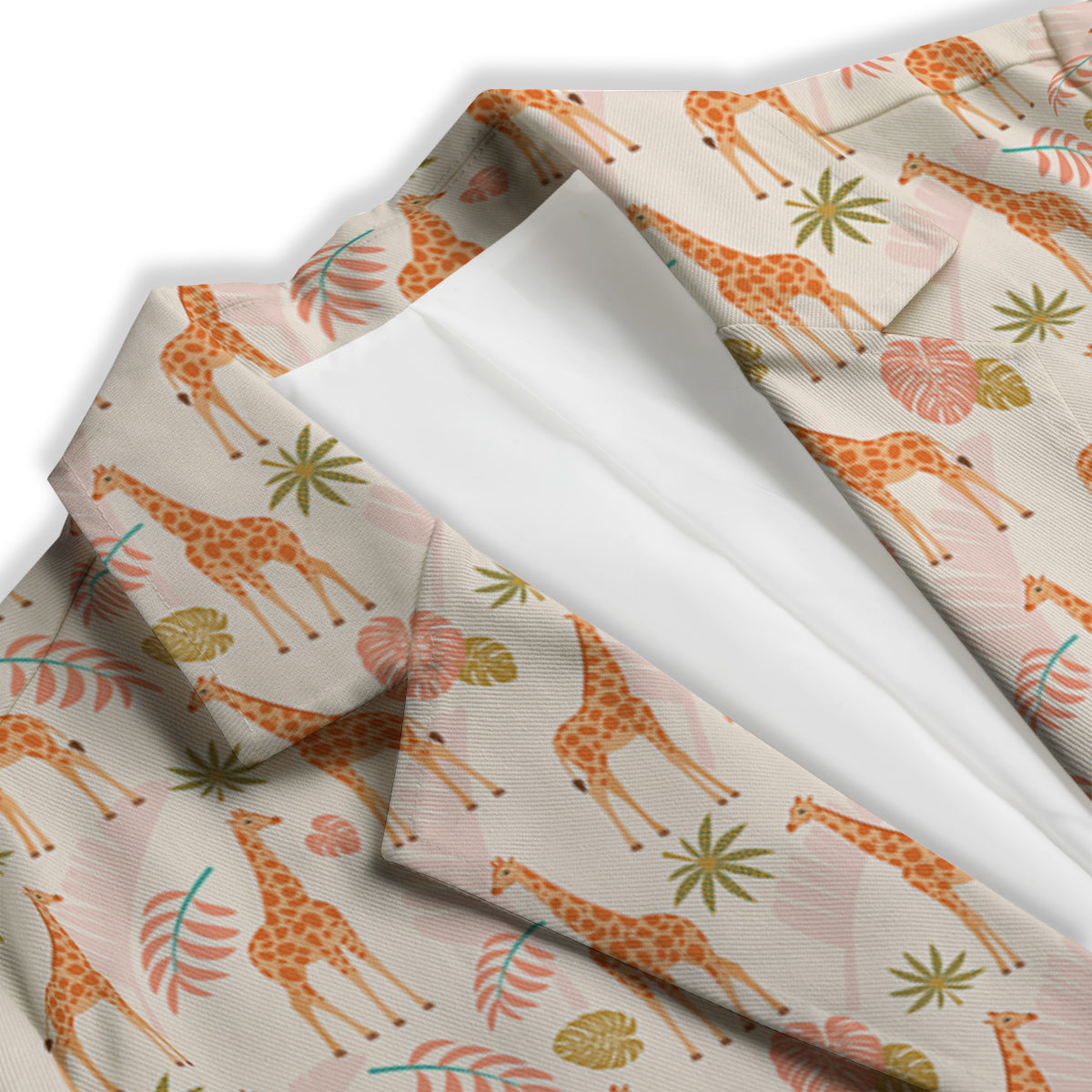 Giraffe Cute Print Pattern Women's Blazer-grizzshop