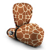 Giraffe Pattern Print Boxing Gloves-grizzshop