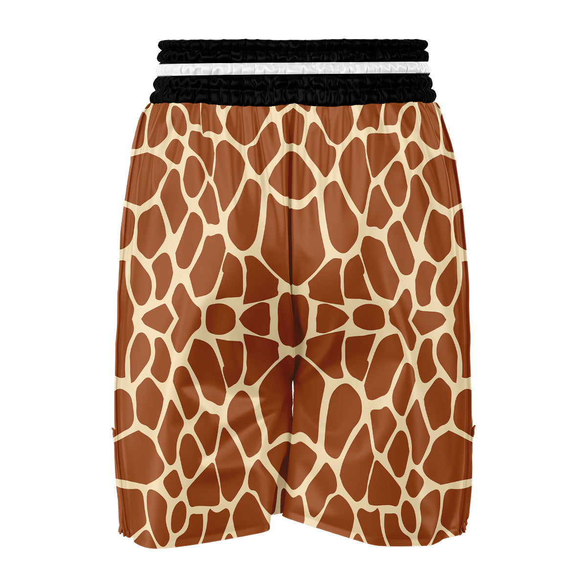 Giraffe Pattern Print Boxing Shorts-grizzshop