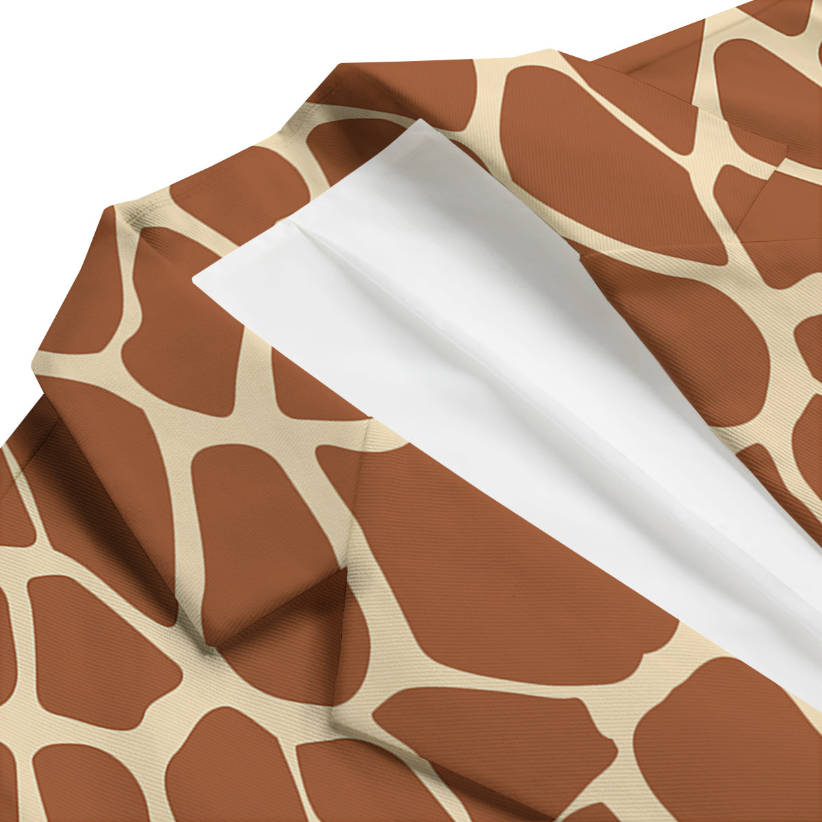 Giraffe Pattern Print Men's Blazer-grizzshop