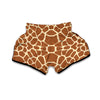 Giraffe Pattern Print Muay Thai Boxing Shorts-grizzshop