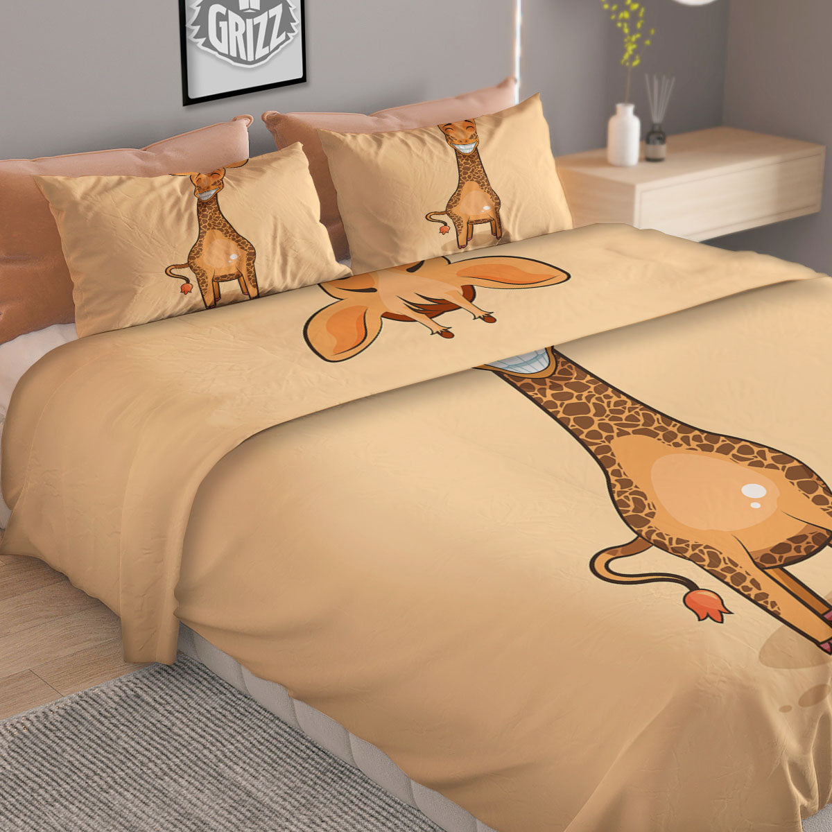 Fruits Turquoise Hawaiian Print Pattern Duvet Cover Bedding Set