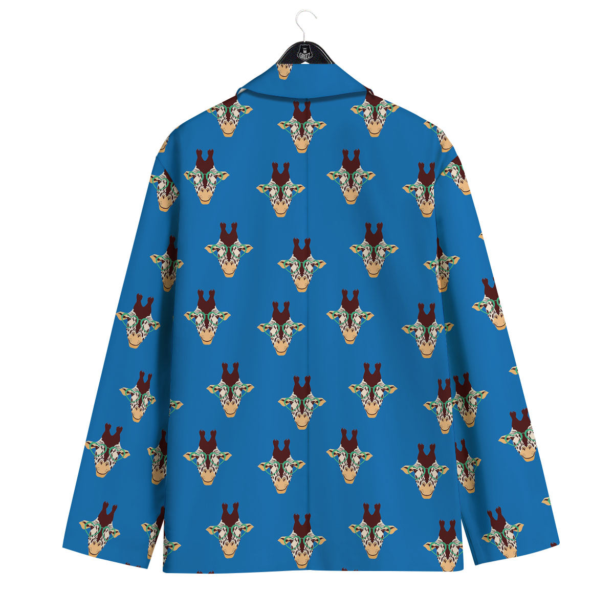 Giraffe With Glasses Print Pattern Men's Sport Coat-grizzshop