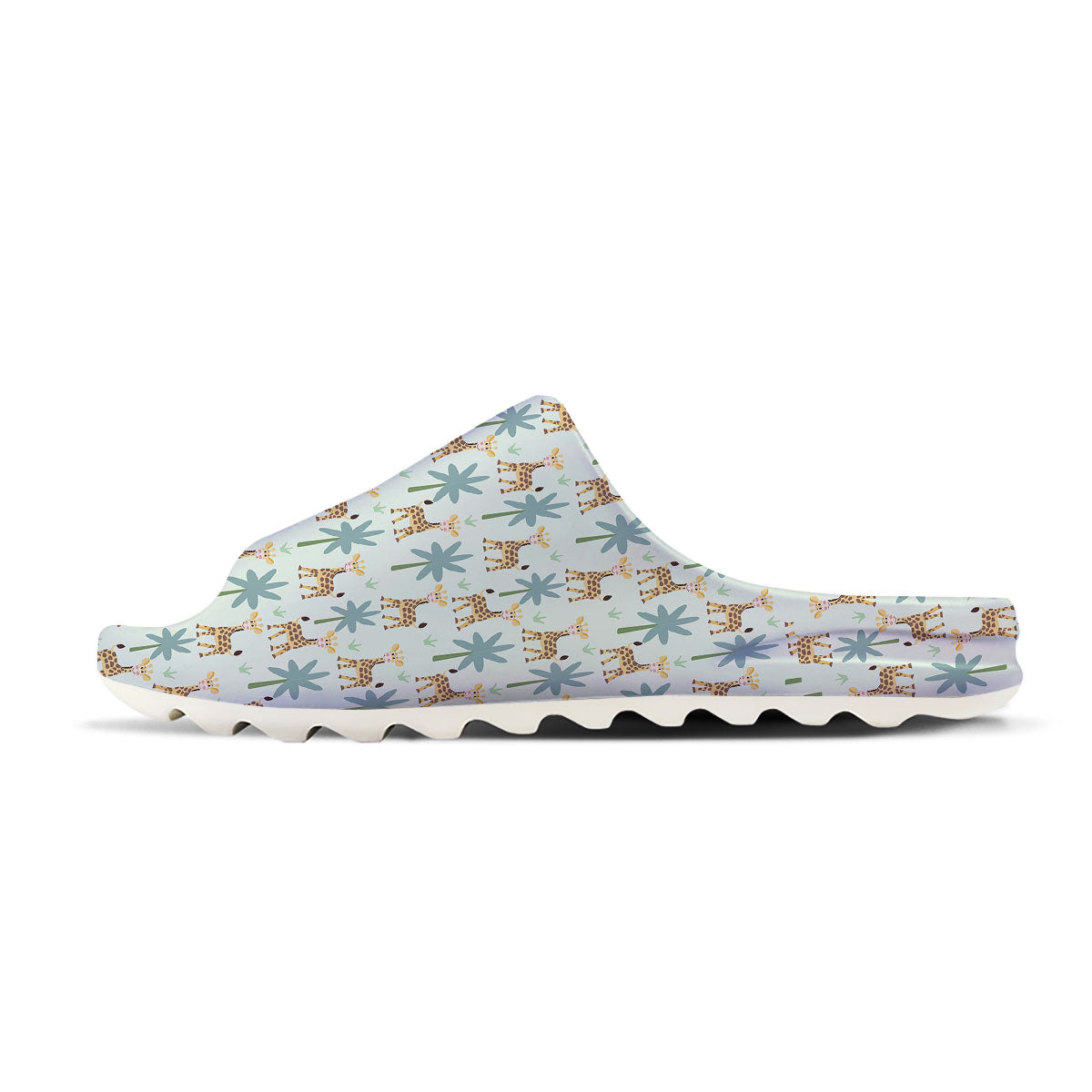 Giraffe Cartoon Print Pattern Sandals-grizzshop