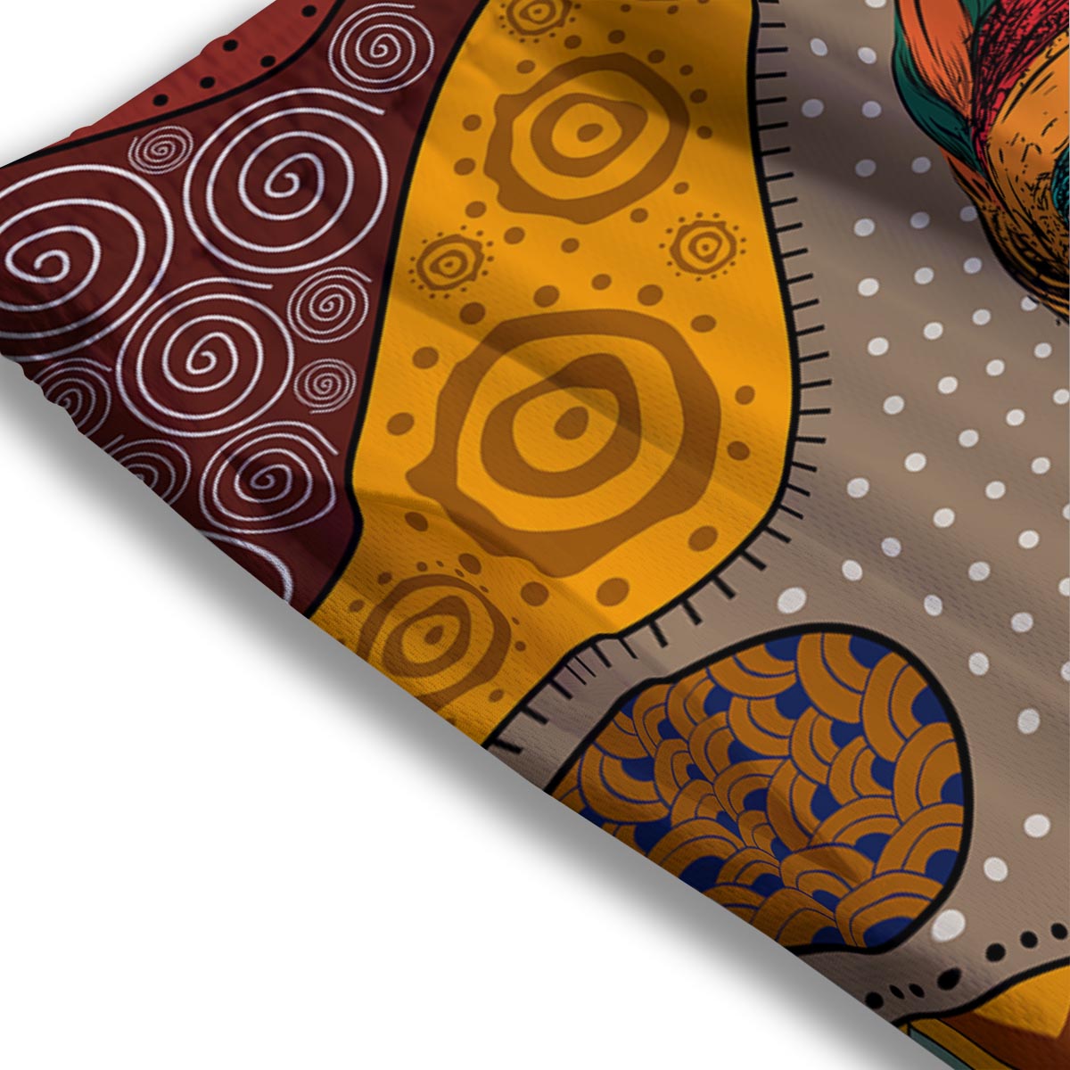 Girl Tribal African Print Mesh Shorts