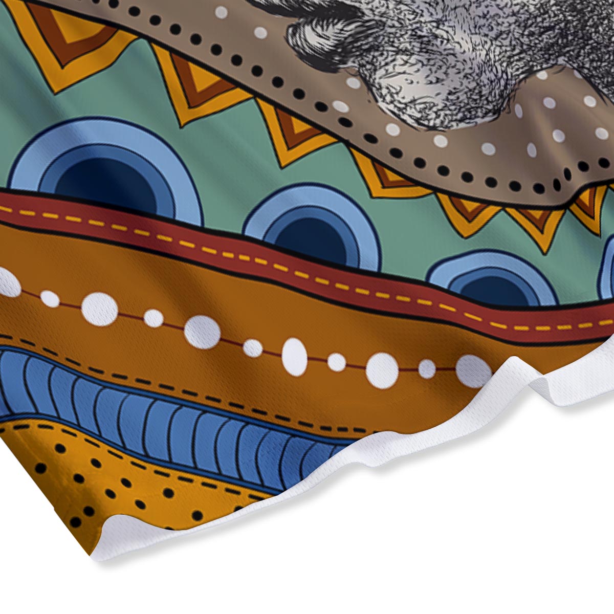 Girl Tribal African Print Mesh Shorts
