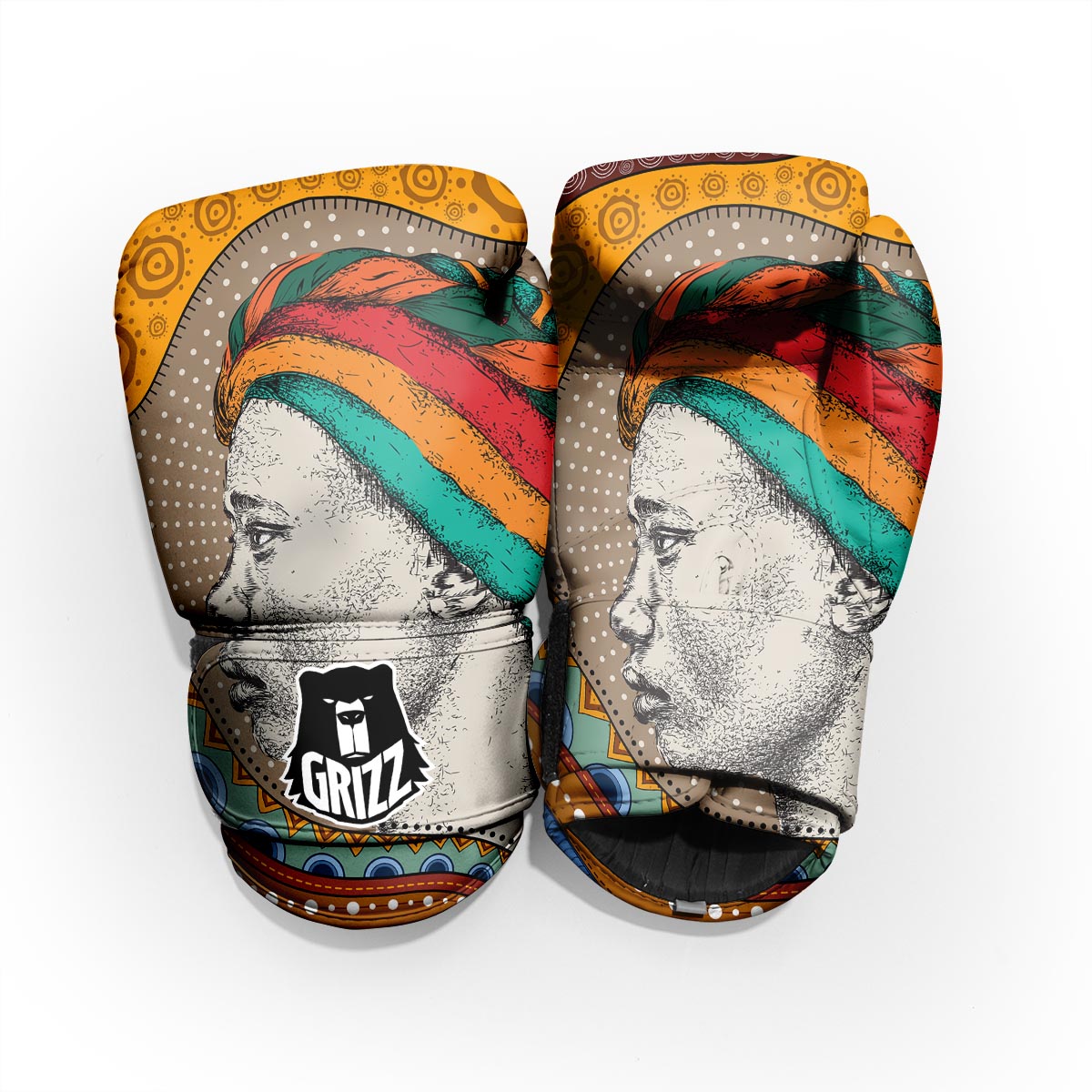 Girl Tribal African Print Pro Boxing Glove