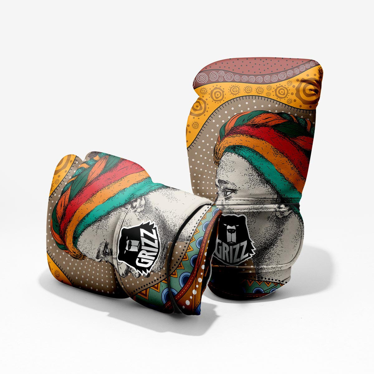 Girl Tribal African Print Pro Boxing Glove