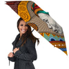 Girl Tribal African Print Umbrella-grizzshop