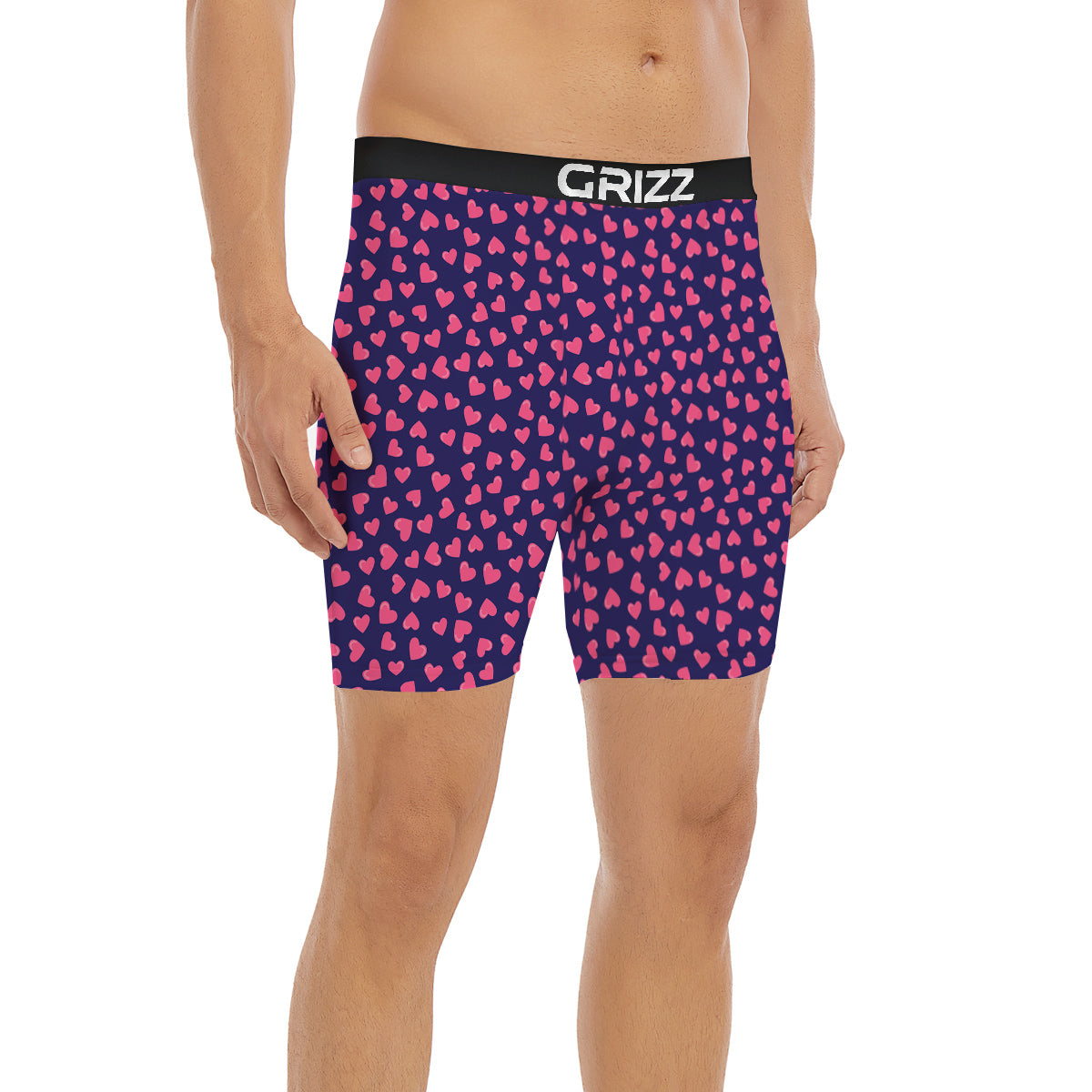 Girly Heart Cute Print Pattern Boxer Briefs-grizzshop