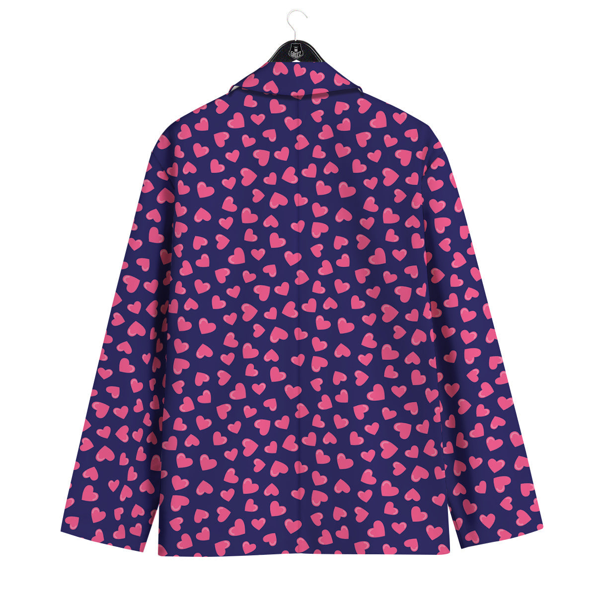 Girly Heart Cute Print Pattern Men's Sport Coat-grizzshop