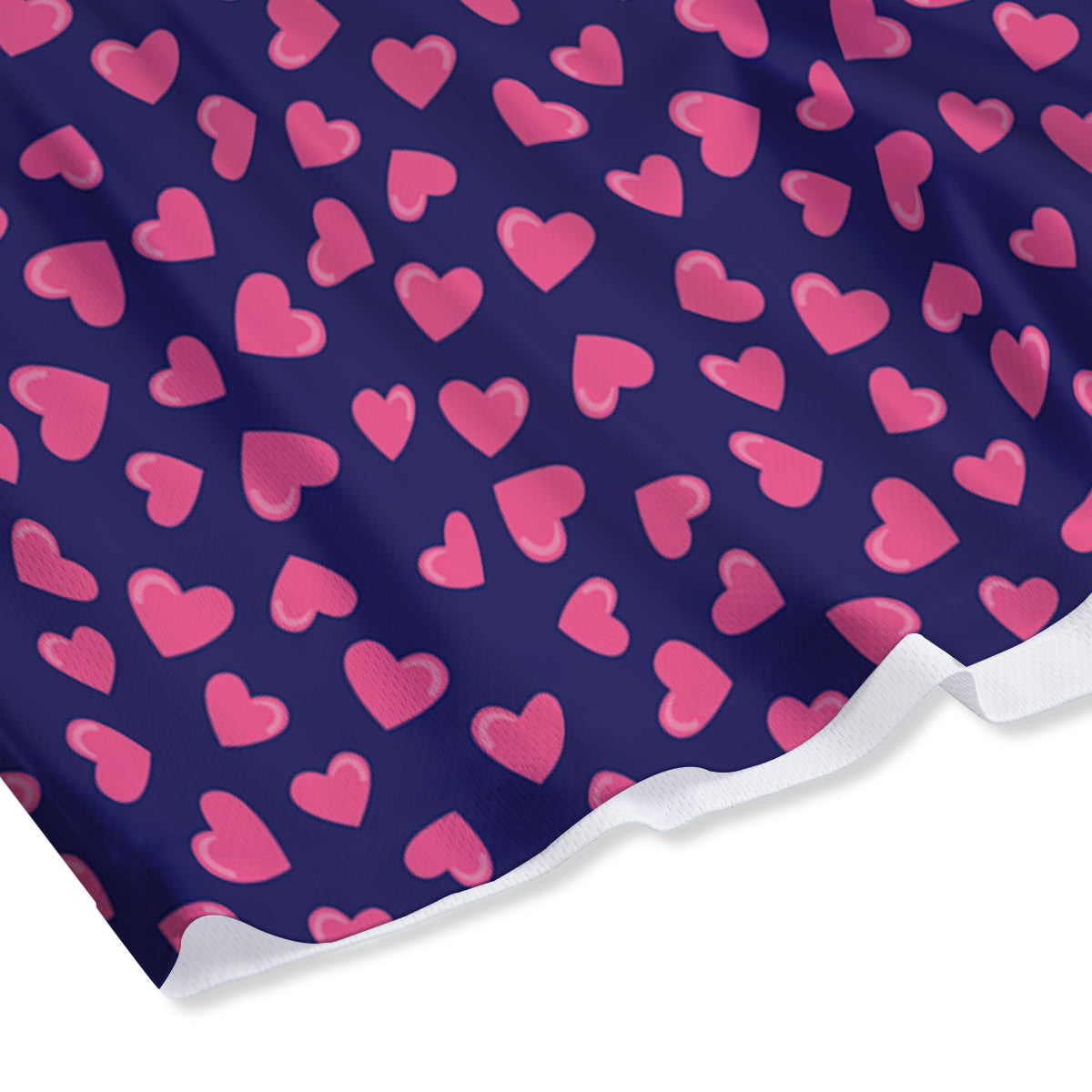 Girly Heart Cute Print Pattern Mesh Shorts