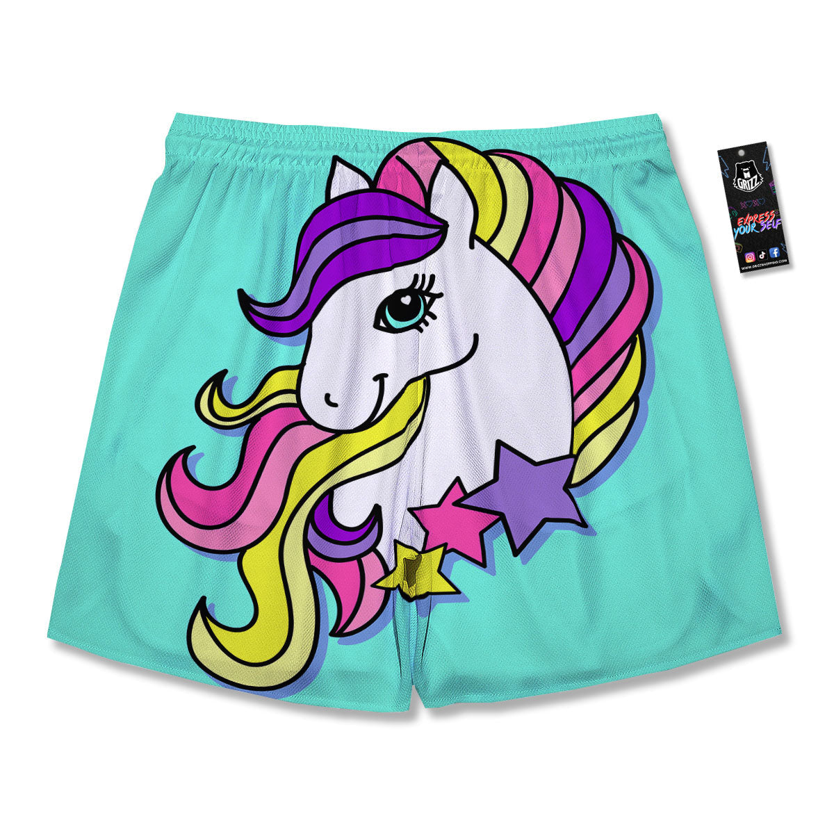 unicorn running shorts