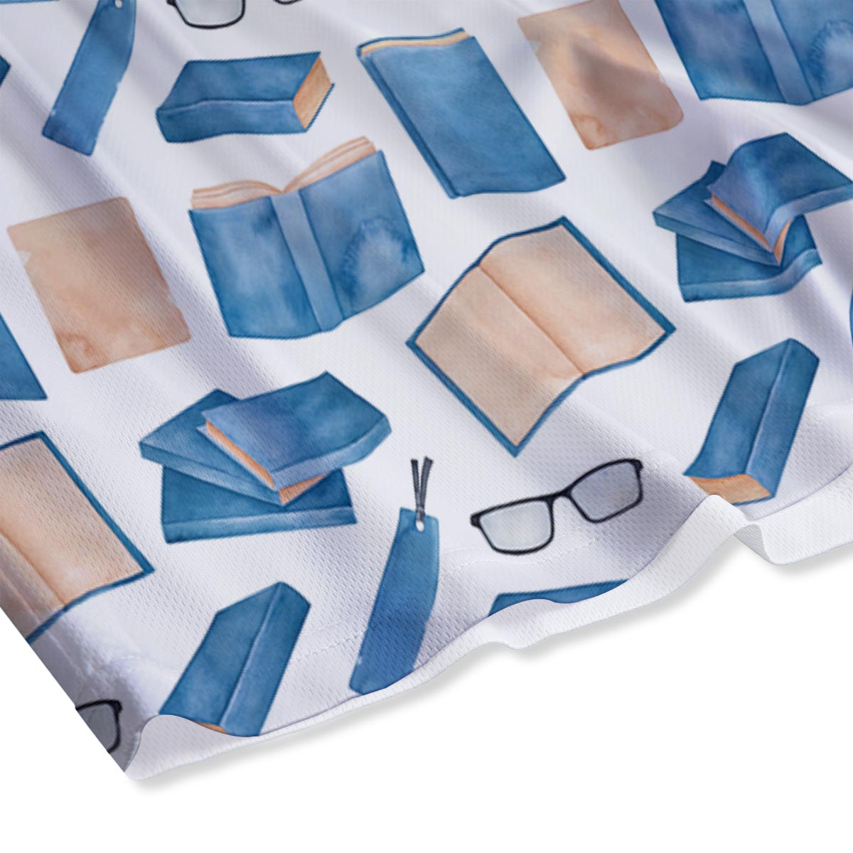 Glasses And Reading Books Print Pattern Mesh Shorts