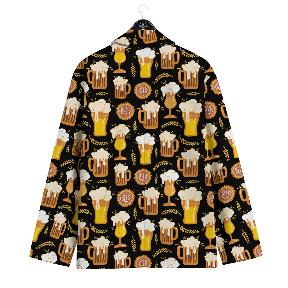 Glasses Of Beer Vintage Print Pattern Men's Sport Coat-grizzshop