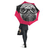 Glasses Pug Portrait Print Umbrella-grizzshop