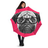 Glasses Pug Portrait Print Umbrella-grizzshop