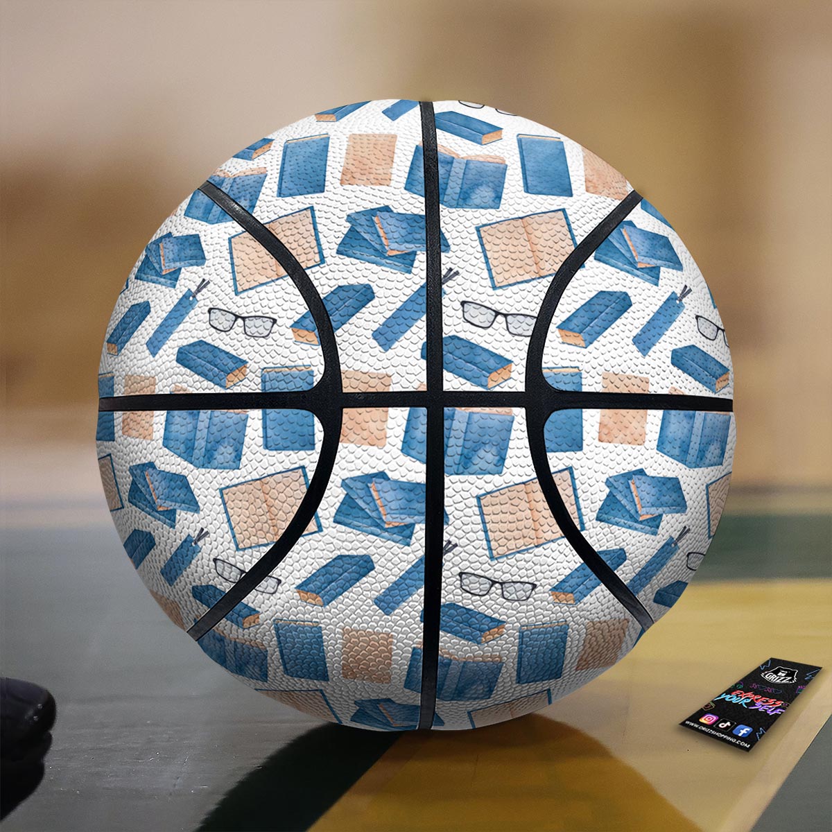Geometric Aztec Tropical Print Pattern Basketball