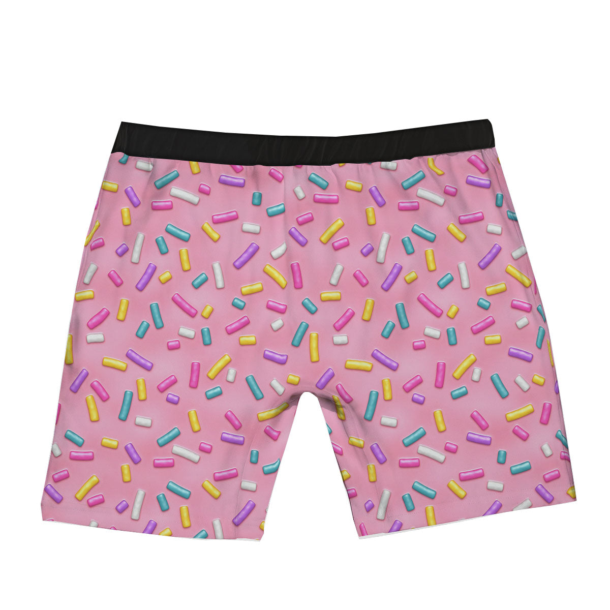 Glazed Donut Pink Print Pattern Boxer Briefs-grizzshop