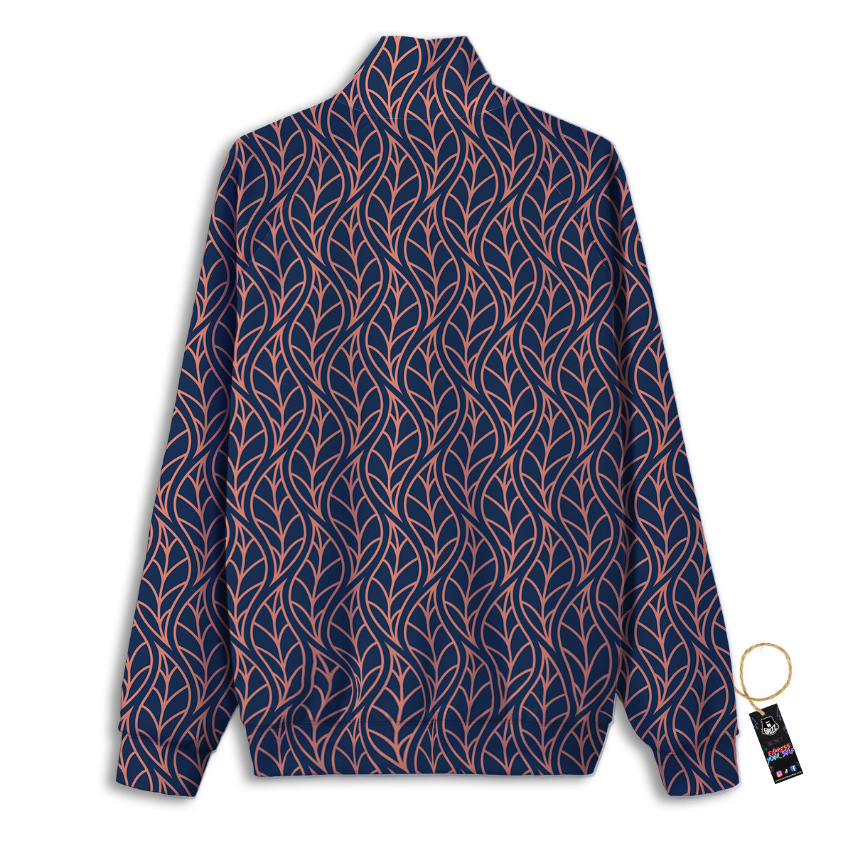 Glazed Donut Pink Print Pattern Track Jacket-grizzshop